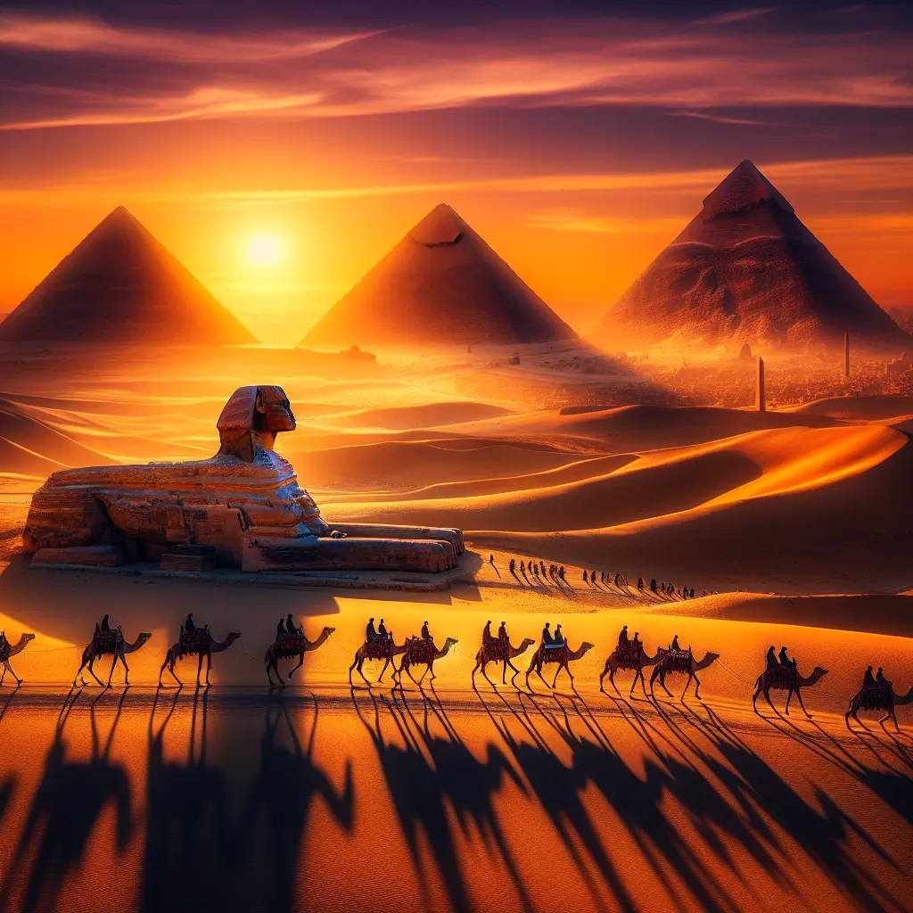 10 fotosteder ved pyramiderne og Sfinksen